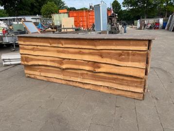 Bar van boomschorsplanken inklapbaar beschikbaar voor biedingen