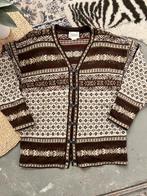 Grace wollen vest M bohemian wool cardigan, Kleding | Dames, Ophalen of Verzenden, Zo goed als nieuw, Maat 38/40 (M), Bruin