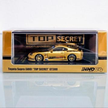 Toyota Supra (A80) Top Secret GT300 van Inno64 1/64 gold beschikbaar voor biedingen