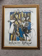 Herman Brood, incl. lijst, Antiek en Kunst, Kunst | Tekeningen en Foto's, Ophalen