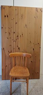 Mooi vintage dik grenen tafelblad 4 cm dik 100 x 180 cm, Doe-het-zelf en Verbouw, Hout en Planken, Minder dan 25 mm, Grenen, Ophalen of Verzenden