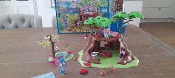 Izgs Playmobil Fairies Boomhut 70001 met doos en boekje beschikbaar voor biedingen