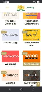 webshop giftcard, Tickets en Kaartjes, Kortingen en Cadeaubonnen, Eén persoon, Cadeaubon