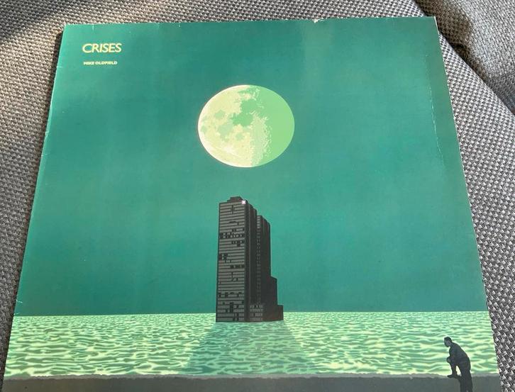 VINYL LP MIKE OLDFIELD CRISIS 1983 VIRGIN GERMANY CHAPMAN, Cd's en Dvd's, Vinyl | Rock, Gebruikt, Progressive, 12 inch, Verzenden