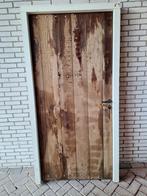 Mooie houten deur, Tuin en Terras, Nieuw, Ophalen
