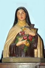 Heiligenbeeld Mooie antiek Theresia van Lisieux borstbeeld, Verzenden