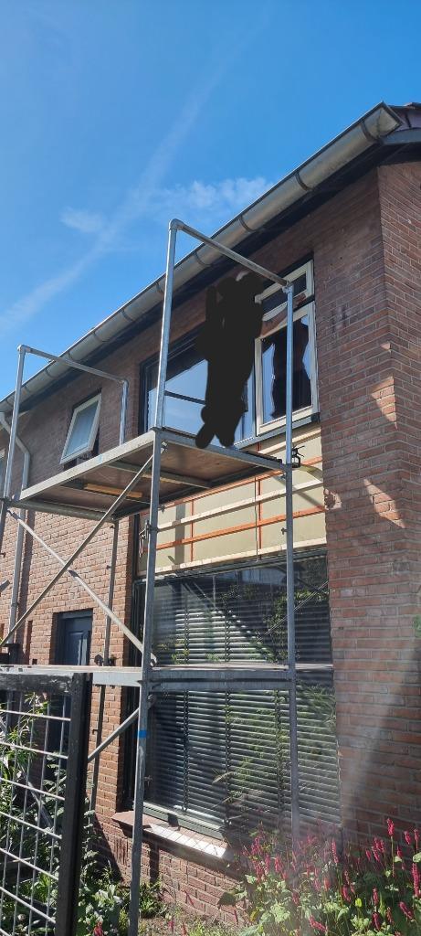 ijzeren steiger, Doe-het-zelf en Verbouw, Steigers, Gebruikt, Overige typen, 2 tot 5 meter, Ophalen