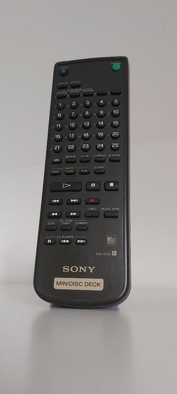Sony RM-D7M Remote Control MiniDisc beschikbaar voor biedingen