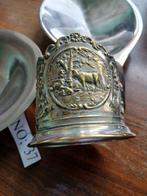 Verzilverde schalen en jampothouder - gebruikt, Ophalen of Verzenden, Zilver