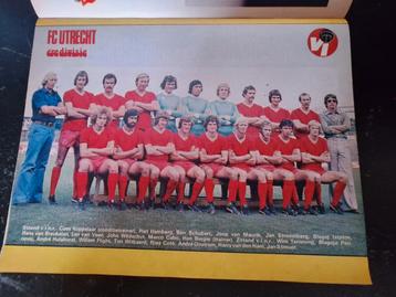 Oude poster FC Utrecht november 1976 beschikbaar voor biedingen
