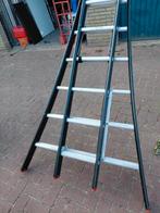 Altrex Nevada 2-delige Uitgebogen Reformladder - 2x14, Ophalen, Gebruikt, Ladder, Opvouwbaar of Inschuifbaar