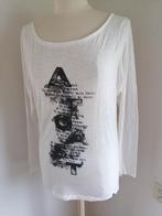 DEPT t- shirt lange mouw wit zwarte text maat M - nieuw -, Kleding | Dames, T-shirts, Wit, Nieuw, Ophalen of Verzenden, Lange mouw