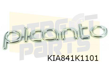 Kia Picanto II achterklepembleem tekst  ''Picanto''  Origine, Auto-onderdelen, Carrosserie en Plaatwerk, Kia, Nieuw, Verzenden