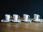 NIEUW - 4x DE - Douwe Egberts koffie kop en schotels, Nieuw, Ophalen of Verzenden, Overige stijlen, Kop(pen) en/of Schotel(s)