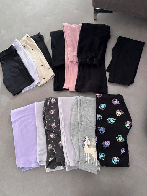 Flare leggings en leggings 15 stuks 134-140, Kinderen en Baby's, Kinderkleding | Kinder-kledingpakketten, Zo goed als nieuw, Maat 134