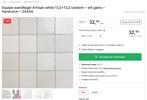 Wit glas wandtegel 13,213,2 random handvorm, Doe-het-zelf en Verbouw, Ophalen, Nieuw, Minder dan 20 cm, Minder dan 20 cm
