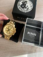 Versace Versus horloge heren goudkleurig NIEUW, Nieuw, Ophalen of Verzenden, Polshorloge