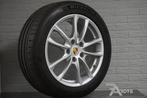 19 inch Org. Porsche Panamera Breedset velgen 5X130 TPMS, 19 inch, Gebruikt, 265 mm, Banden en Velgen