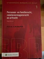 Personen- en familierecht, relatievermogensrecht en erfrecht, Ophalen of Verzenden, Zo goed als nieuw, A.J.M. Nuytinck
