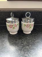 Royal Worcester porseleinen egg coddlers, Antiek en Kunst, Antiek | Servies compleet, Ophalen of Verzenden