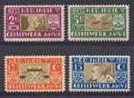 Ned-Indie NVPH nr 182/5 ongebruikt AMVJ 1933, Postzegels en Munten, Postzegels | Nederlands-Indië en Nieuw-Guinea, Ophalen of Verzenden