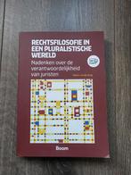 Rechtsfilosofie in een Pluralistische Wereld., Ophalen of Verzenden, Zo goed als nieuw, Wibren van der Burg