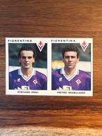 Panini Calciatori 1991-92 Fiorentina Dubbele Kaart, Ophalen of Verzenden, Nieuw, Stickers en Plaatjes