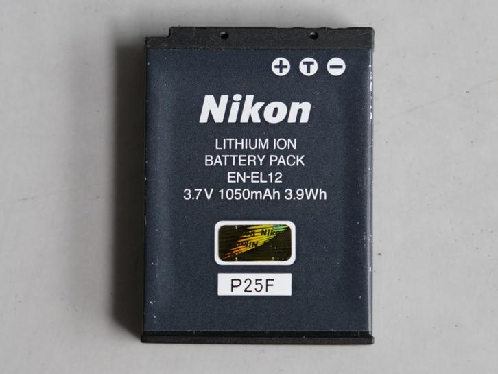 Nikon EN-EL12 accu (original), Audio, Tv en Foto, Fotografie | Accu's en Batterijen, Verzenden