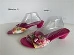 5) Hispanitas Leren Slippers Bloemen - Maat 41, Kleding | Dames, Schoenen, Slippers, Overige kleuren, Hispanitas, Ophalen of Verzenden