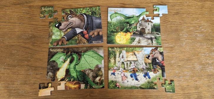 Ravensburger puzzel van Sprookjesboom, 12, 16, 20 en 24 stuk, Kinderen en Baby's, Speelgoed | Kinderpuzzels, Zo goed als nieuw