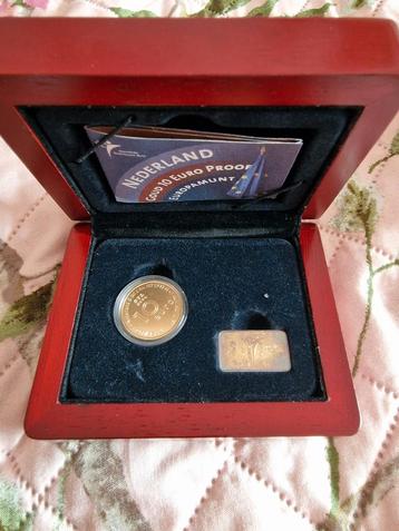 Gouden tientje Beatrix. Europamunt 2004 Proof.  beschikbaar voor biedingen
