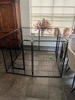 2x puppyren 8x80 XXL Staal met deur te combineren met elkaar, Dieren en Toebehoren, Ophalen, 110 cm of meer, 100 cm of meer, Nieuw
