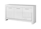 Italiaans Hoogglans Dressoir Mona 3-deurs -SALE!-, Ophalen of Verzenden, Nieuw, 50 tot 70 cm, 105 cm of meer