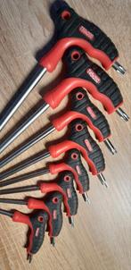 Rode Torx Schroevendraaiers & Gele Inbussleutels met T-Greep, Ophalen, Gebruikt