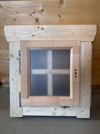 Raam met melkglas 66x57cm of 66x66cm bovenste plank, Ophalen, Gevelraam of Ruit, Minder dan 80 cm, Minder dan 80 cm