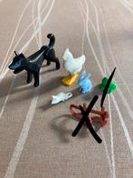 Playmobil hond, kip ed…, Ophalen of Verzenden, Zo goed als nieuw