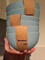 Bamboe schaaltjes 6stuks, Ophalen, Overige materialen, Nieuw, Schaal of Schalen