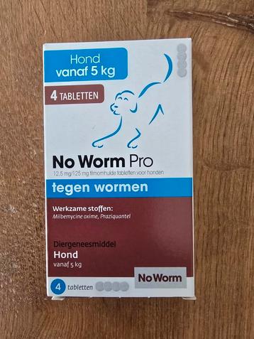 No Worm Pro Hond ontwormingsmiddel vanaf 5 kg beschikbaar voor biedingen