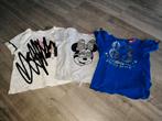 2x shirt korte mouwen, maat 122/128 (grijs & blauw), Ophalen of Verzenden, Zo goed als nieuw, Meisje, Shirt of Longsleeve