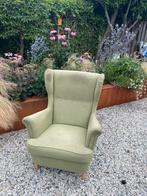 Groene fauteuil GRATIS, Huis en Inrichting, Fauteuils, Ophalen, Gebruikt, Klassiek, 75 tot 100 cm