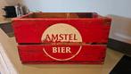 Houten Amstel Bier krat uit 1971, Verzamelen, Biermerken, Ophalen of Verzenden, Gebruikt, Overige typen, Amstel
