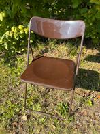 IKEA Ted Gammelgaard Klapstoel Retro Vintage Tuinstoel Bruin, Huis en Inrichting, Stoelen, Ophalen of Verzenden, Gebruikt, Bruin