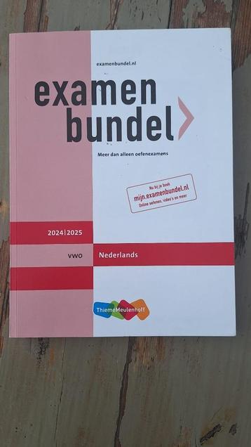 Examenbundel Nederlands VWO beschikbaar voor biedingen