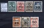 NVPH 130 tm 136 ongebruikt., Postzegels en Munten, Verzenden, Postfris