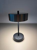 RoundGlow Metalen Oplaadbare Lamp – Warm Wit, Verzenden, Zo goed als nieuw, Minder dan 50 cm