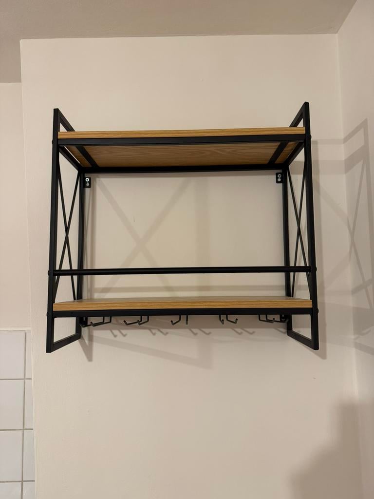 Keukenkastje met wijnrek - Zo goed als nieuw, Huis en Inrichting, Ophalen, Minder dan 50 cm, Zo goed als nieuw, Minder dan 100 cm