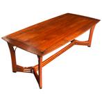 Schuitema Eethoek jugenstil tafel met 4 stoelen, Huis en Inrichting, Ophalen, Schuitema, Gebruikt, Jugenstil