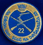 Zweedse Militair Embleem - 22 Infanterie Regiment, Verzenden, Overige soorten, Overige gebieden, Embleem of Badge