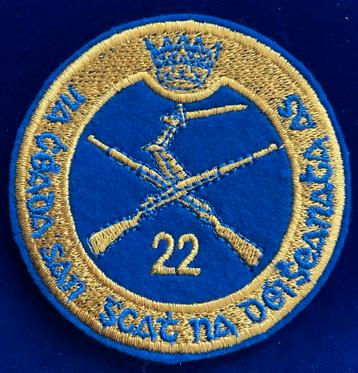 Zweedse Militair Embleem - 22 Infanterie Regiment beschikbaar voor biedingen
