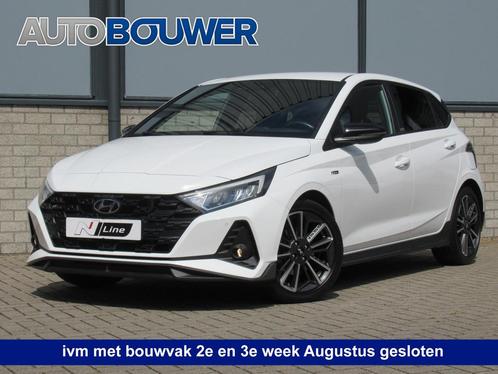 Hyundai i20 1.0 T-GDI N Line 1e eigen | dealer onderh | LED, Auto's, Hyundai, Bedrijf, Te koop, i20, ABS, Achteruitrijcamera, Airbags